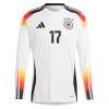 Camiseta de fútbol Manga Larga Alemania Wirtz 17 Primera Equipación Euro 2024 - Hombre